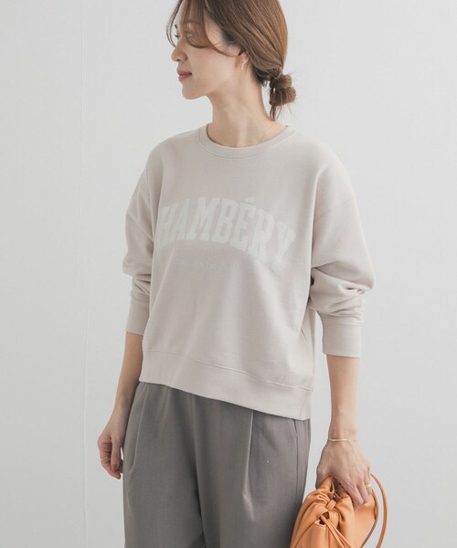 URBAN RESEARCH DOORS(アーバンリサーチドアーズ)の「カレッジロゴ刺繍スウェット(スウェット・レディース・MINT/GREIGE/NAVY・Free)」の8枚目の写真