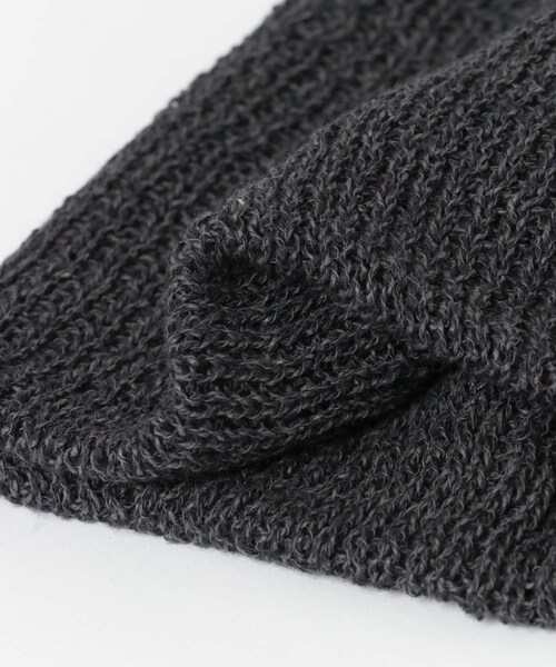 URBAN RESEARCH DOORS（アーバンリサーチドアーズ）の「和紙ビーニー（ニットキャップ/ビーニー・レディース・NATURAL/CHARCOAL・one）」の5枚目の写真