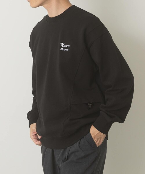 ITEMS URBANRESEARCH（アイテムズ アーバンリサーチ）の「サイドストレージ裏毛スウェットtops（スウェット・メンズ・OFF/GRY/NVY/BLK・M/L）」の18枚目の写真