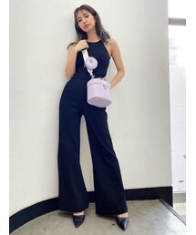 GYDA | バックZIPテレコロンパース(つなぎ/オールインワン)