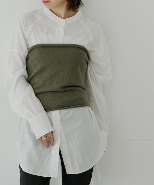 URBAN RESEARCH（アーバンリサーチ）の「ウールカシミヤニットビスチェ（その他トップス・レディース・BLACK/GRAY/KHAKI・FREE）」の3枚目の写真