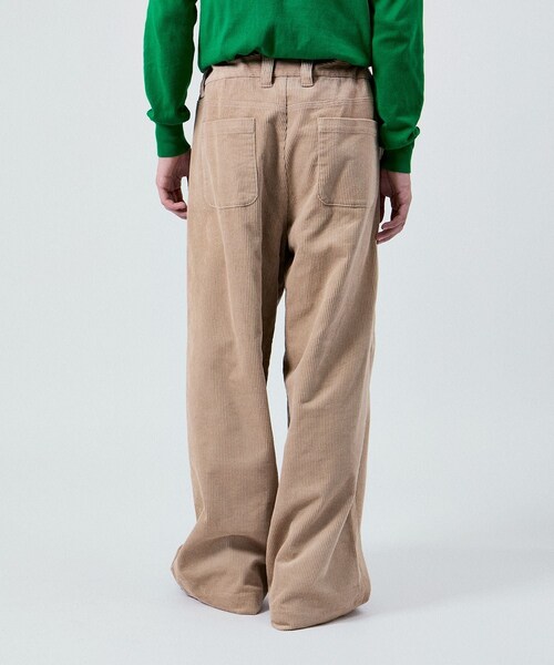 ADAM ET ROPE'(アダムエロペ)の「2WAY WAIST GATHER CORD PANTS UNISEX (SETUP対応)(その他パンツ・レディース・ダークブラウン/ベージュ/ネイビー・36/38/40/42)」の17枚目の写真