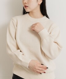 THE GOODLAND MARKET | 米富繊維 WASHI COTTON KNIT PULLOVER(ニット/セーター)