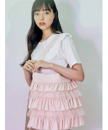 merry jenny | チュールレイヤードフリルトート(トートバッグ)