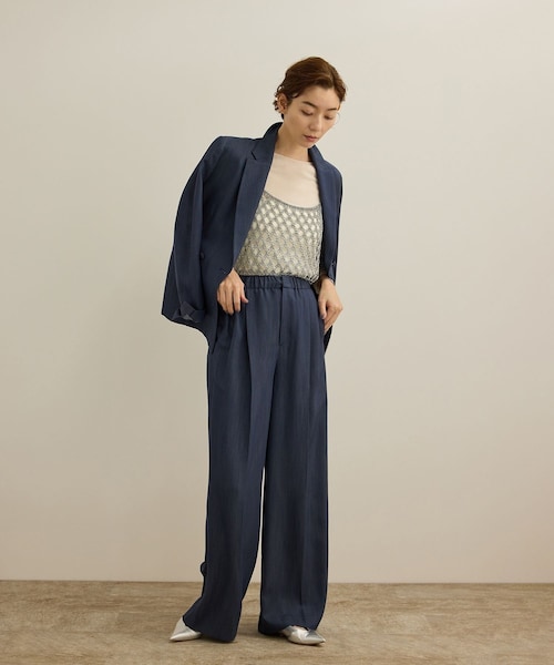 ROPE'（ロペ）の「ラメコードメッシュキャミソール/洗える（キャミソール・レディース・ゴールド/シルバー・F）」の12枚目の写真