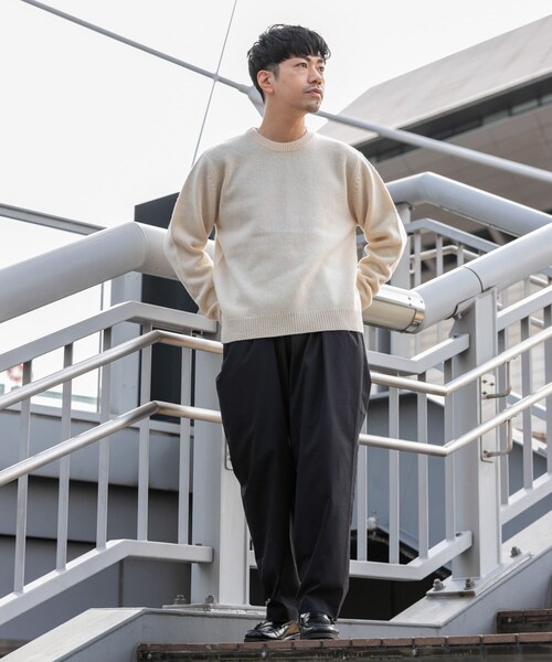 URBAN RESEARCH ROSSO(アーバンリサーチロッソ)の「『セットアップ対応』MARUI ORIMONO 3H DryFabricストレッチ2タックパンツ(その他パンツ・メンズ・NAVY/BLACK・M/L/XL)」の19枚目の写真