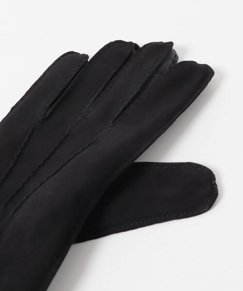 URBAN RESEARCH（アーバンリサーチ）の「ラムスウェードレザーグローブ（ベルト・メンズ・BLACK/BROWN・Free）」の6枚目の写真