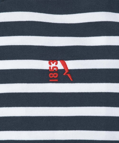 THE GOODLAND MARKET（ザグッドランドマーケット）の「AIGLE　UVカット フレンチテリーストライプスウェット（スウェット・レディース・ABYSSE/EMPIRE/ICE BLUE・36/38）」の18枚目の写真