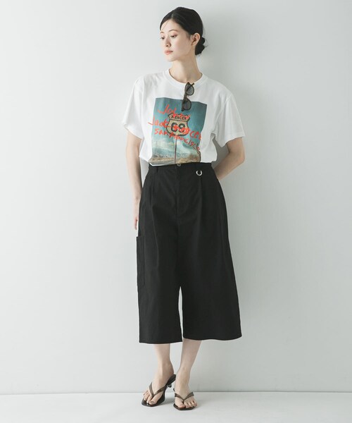 URBAN RESEARCH(アーバンリサーチ)の「『別注』J.J.Mercer×URBAN RESEARCH PHOTO PRINT T-SHIRTS(Tシャツ/カットソー・レディース・WHITE/CHARCOAL/BROWN・M)」の8枚目の写真