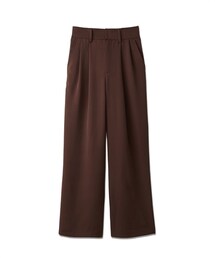 nissen | フロントタック入ワイドパンツ(パンツ)