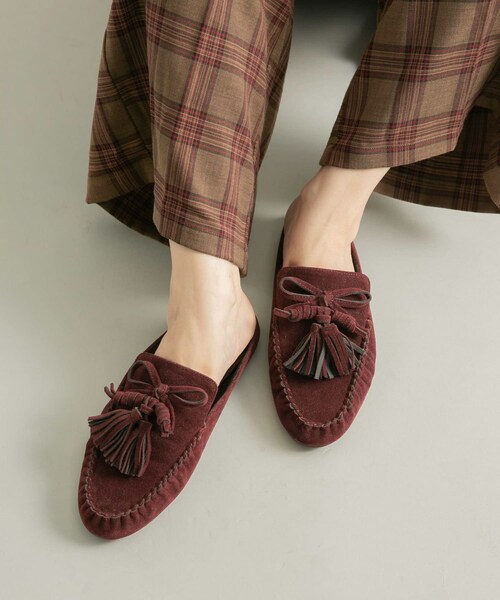 KBF（ケイビーエフ）の「スエードローファー（ローファー・レディース・BURGUNDY/CAMEL・37/38）」の16枚目の写真