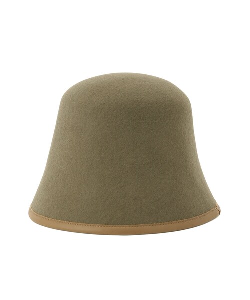 ROPE' PICNIC(ロペピクニック)の「フェルトダウンハット(ハット・レディース・ベージュ/ブラック・F)」の9枚目の写真