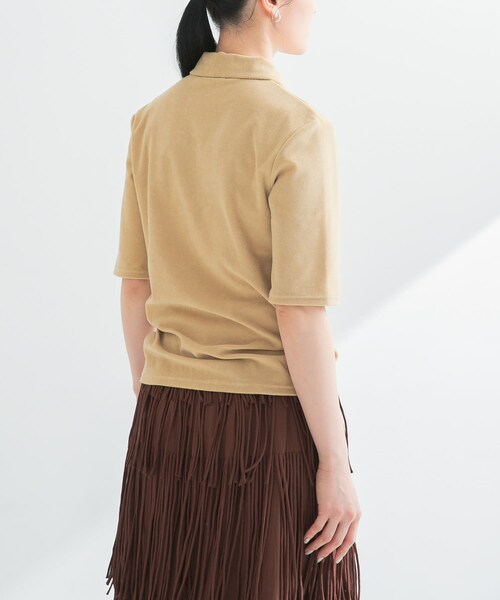 URBAN RESEARCH(アーバンリサーチ)の「パイルポロ衿カットソー(Tシャツ/カットソー・レディース・GRAY/YELLOW・FREE)」の18枚目の写真