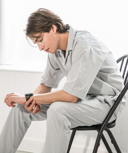 URBAN RESEARCH（アーバンリサーチ）の「『XLサイズあり』『撥水』SOLOTEX STRETCH SHORT-SLEEVE SHIRTS（シャツ/ブラウス・メンズ・ICE GRAY/BLACK/D.NAVY・M/L/XL）」の22枚目の写真