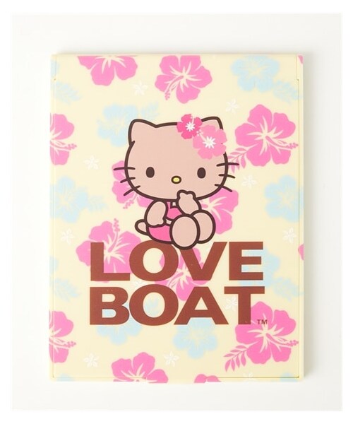 nissen（ニッセン）の「LOVEBOAT×KITTY コンパクトミラー（バッグ・メンズ・ピンク(ハイビスカス)/イエロー(ハイビスカス)/ブルー(ハイビスカス)/ブラウン(レオパード)・Y）」の3枚目の写真