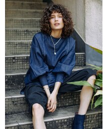 Ungrid | 【10周年限定】オーガニックコットンデニムドレスシャツ(シャツ/ブラウス)