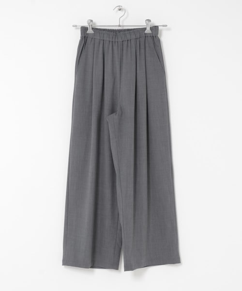 URBAN RESEARCH（アーバンリサーチ）の「タックギャザーストレートパンツ（その他パンツ・レディース・BEIGE/BROWN/CHARCOAL/STRIPE・36/38/40）」の14枚目の写真