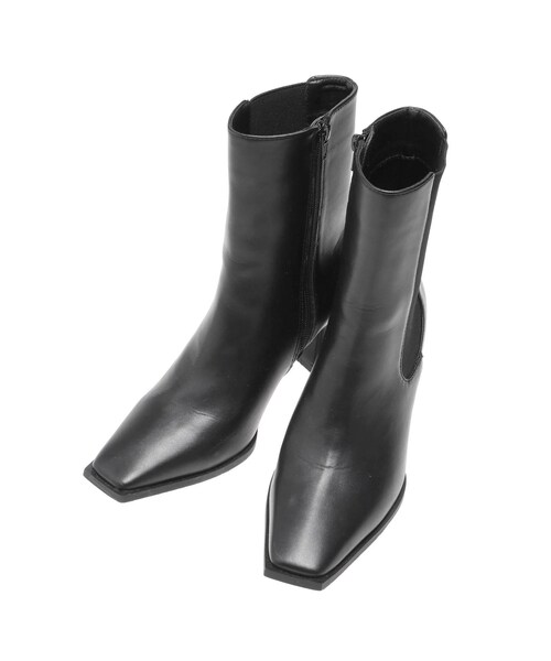 サイドゴアヒールブーツ