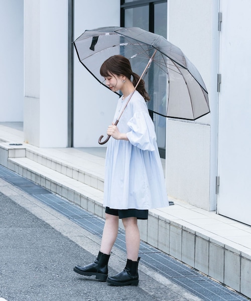 SMELLY（スメリー）の「Wpc.　ユニセックス 12Kプラスチックアンブレラ（長傘・レディース・BRN/NVY/GRY・FREE/one）」の13枚目の写真