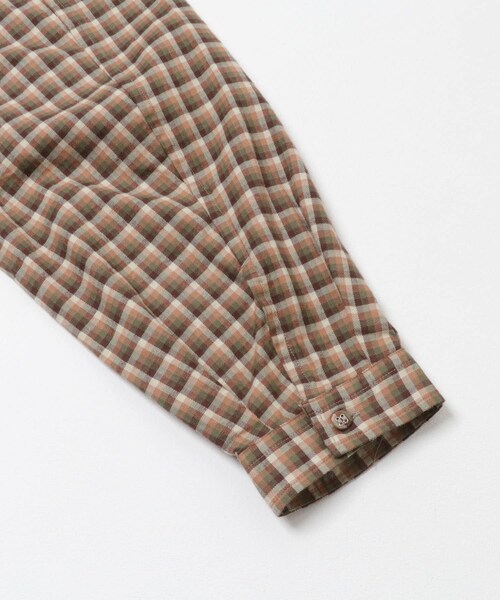 EKAL（エカル）の「WHITE MOUNTAINEERING　GUSSET SLEEVE ELT PKT SHIRTS（シャツ/ブラウス・メンズ・NAVY/BROWN・2/3）」の5枚目の写真