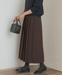 URBAN RESEARCH DOORS | 『UR TECH SMOOTHLUXE』片ヒダプリーツスカート(スカート)