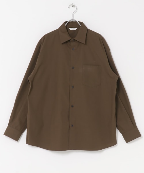 URBAN RESEARCH DOORS（アーバンリサーチドアーズ）の「『URTECH』Aircare ロングスリーブシャツ（シャツ/ブラウス・メンズ・CHARCOAL/BROWN/NAVY×BROWN・M/L）」の2枚目の写真