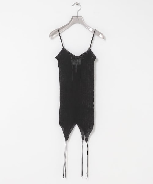 URBAN RESEARCH（アーバンリサーチ）の「EUCHRONIA　LACE CAMISOLE（キャミソール・レディース・OFF WHITE/BLACK・Free）」の2枚目の写真