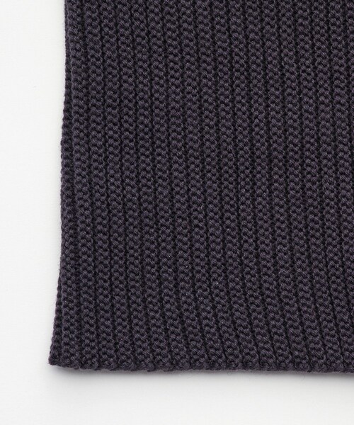 ADAM ET ROPE'(アダムエロペ)の「【J'aDoRe限定】【KIJIMA TAKAYUKI(キジマ タカユキ)】CASHMERE KNIT HEAD BAND&NECK WARMER(ヘアバンド・レディース・ブラック/チャコール・F)」の7枚目の写真