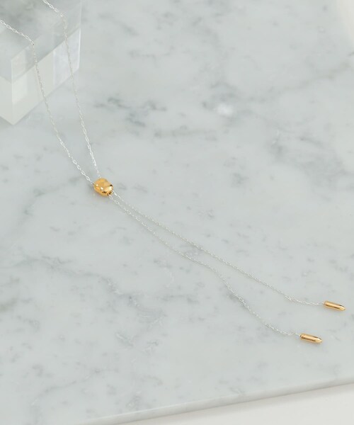 URBAN RESEARCH ROSSO（アーバンリサーチロッソ）の「in mood　SLIDE CHAIN NECKLACE（ネックレス・レディース・MIX・-）」の4枚目の写真