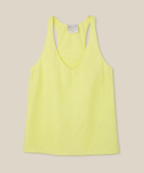 ROPE'(ロペ)の「【forteforte(フォルテ フォルテ)】tops(タンクトップ・レディース・イエロー・F)」の1枚目の写真