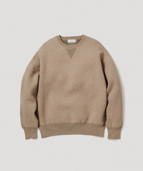 ADAM ET ROPE'（アダムエロペ）の「杢スウェット ニット プルオーバー（ニット/セーター・メンズ・チャコール/グレー系/ベージュ系・L/M/S）」の7枚目の写真