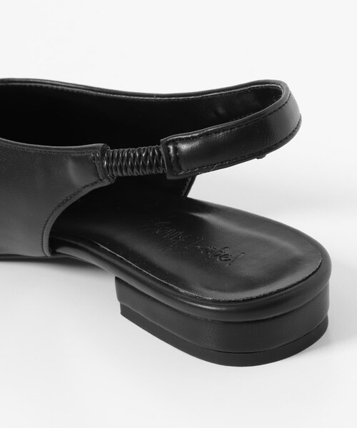 URBAN RESEARCH Sonny Label（アーバンリサーチサニーレーベル）の「バックストラップスクエアパンプス（パンプス・レディース・ブラック/アカチャ/キャメル・S/M/L）」の7枚目の写真