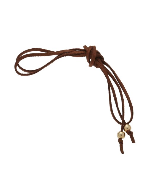 RESEXXY（リゼクシー）の「ヘアストリング（ヘアゴム・レディース・アイボリー/ピンク/ブラウン/ダークブラウン・F）」の10枚目の写真