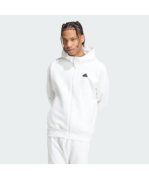 adidas(アディダス)の「Z.N.E. プレミアム フルジップ フード付きトラックジャケット(トップス・メンズ・ブルー/グリーン/レッド/ホワイト/ブラック/アークティックナイト/グレー/ワンダーシルバー/オフホワイト/セミルシッドブルー・J/XS/3XL/M/2XL/S/L/XL/J/3XL/XS/4XLT/3XLT/5XLT/MT/LT/XLT/2XLT/J/2XS/6XLT/2XS/4XL/6XL/J/4XL/J/5XL)」の12枚目の写真