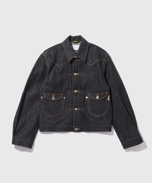 ADAM ET ROPE'（アダムエロペ）の「【SUGARHILL/シュガーヒル】CLASSIC DENIM JACKET（デニムジャケット・メンズ・ネイビー・2/3）」の2枚目の写真