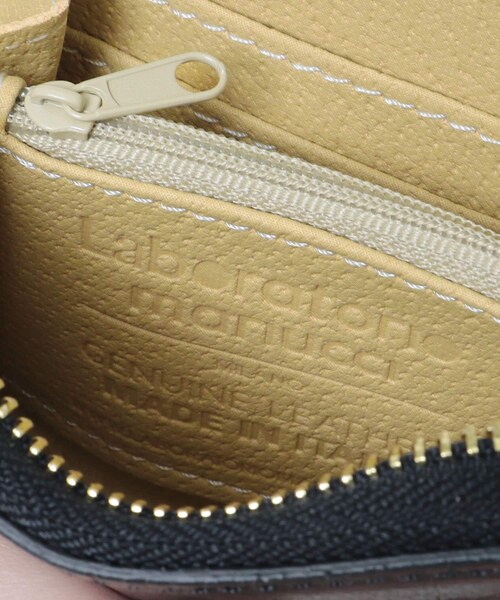 URBAN RESEARCH DOORS（アーバンリサーチドアーズ）の「Laboratorio mariucci　型押し財布（財布・レディース・BLACK/PINK/BEIGE・-）」の10枚目の写真