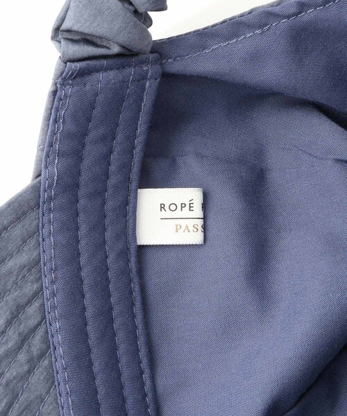 ROPE' PICNIC(ロペピクニック)の「ギャザータフタキャスキャップ(キャップ・レディース・ブラック/ホワイト系/ブルー系・F)」の19枚目の写真