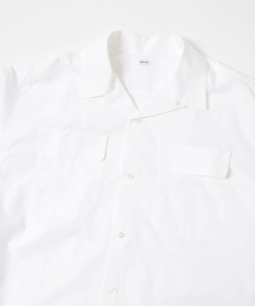 URBAN RESEARCH（アーバンリサーチ）の「THE DAY　OPEN COLLAR SHIRT（シャツ/ブラウス・メンズ・BLACK/BROWN/WHITE・1/2）」の13枚目の写真