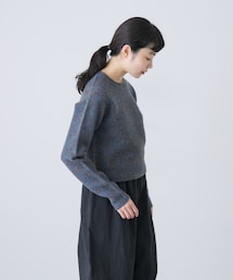 かぐれ | YLEVE　WOOL MELANGE KNIT PULLOVER(ニット/セーター)