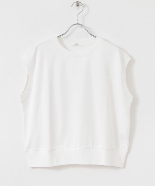 ITEMS URBANRESEARCH（アイテムズ アーバンリサーチ）の「裏毛ノースリーブベスト（ベスト・レディース・OFF/GRY/GRN・FREE）」の12枚目の写真