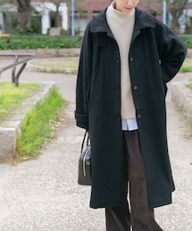 ITEMS URBANRESEARCH | 尾州ウールスタンドカラーコート(その他アウター)