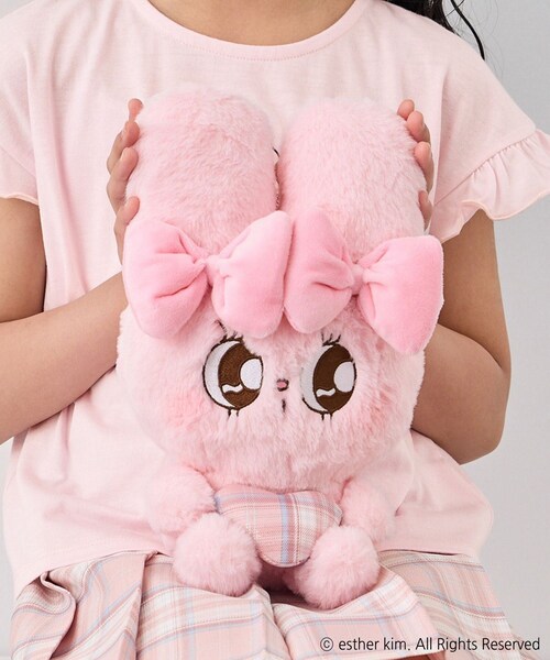 ROPE' PICNIC（ロペピクニック）の「【Esther Bunny Little meets ROPE' PICNIC】ぬいぐるみ（その他雑貨・レディース・ホワイト/ピンク・F）」の13枚目の写真