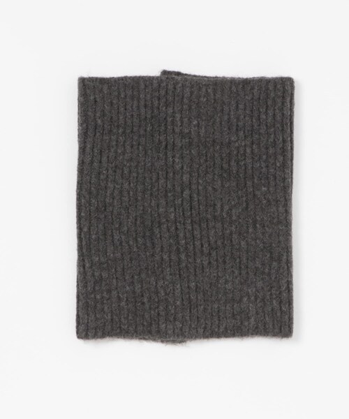 SENSE OF PLACE by URBAN RESEARCH（センスオブプレイスバイアーバンリサーチ）の「サイドスリットウォーマー（ネックウォーマー/スヌード・レディース・CHARCOAL/IVORY・one）」の16枚目の写真