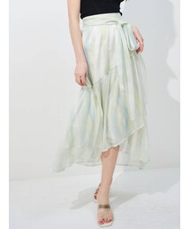 MERCURYDUO | 楊柳シフォンティアードグラデスカート(スカート)
