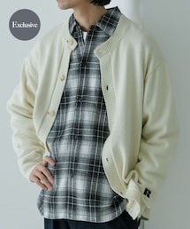 『別注』RUSSELL ATHLETIC×UR CREW NECK CARDIGAN