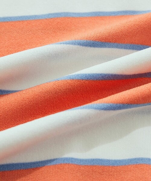 ROPE'（ロペ）の「ロゴ入りボーダー長袖プルオーバー（ニット/セーター・レディース・ライトグリーン/サックス/ピンク・L/M/S）」の22枚目の写真