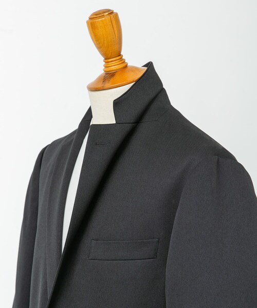 URBAN RESEARCH DOORS（アーバンリサーチドアーズ）の「LIFE STYLE TAILOR　レトロヘリンボンストレッチジャケット（テーラードジャケット・メンズ・BLACK/GRAY・S/M/L/XL）」の18枚目の写真