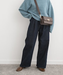 URBAN RESEARCH DOORS | 裏起毛タックデニムパンツ(デニムパンツ)