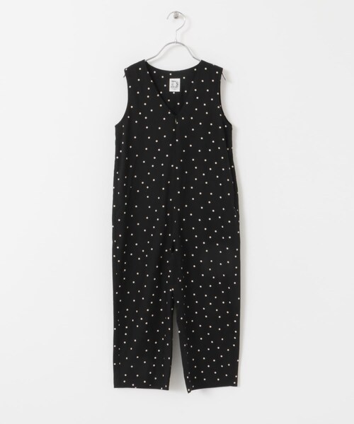 URBAN RESEARCH DOORS（アーバンリサーチドアーズ）の「『親子リンク』リネンレーヨンドットオールインワン(KIDS)（ワンピース・キッズ・NATURAL/BLACK・105/120/135）」の17枚目の写真