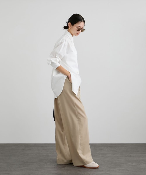 ADAM ET ROPE'(アダムエロペ)の「ノンミュールジングウールパンツ(その他パンツ・レディース・グレー/ベージュ・M/S)」の21枚目の写真